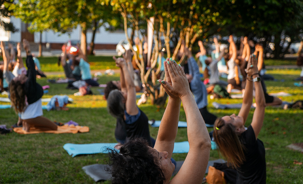 Dia Internacional do Yoga com aula ao ar livre #5